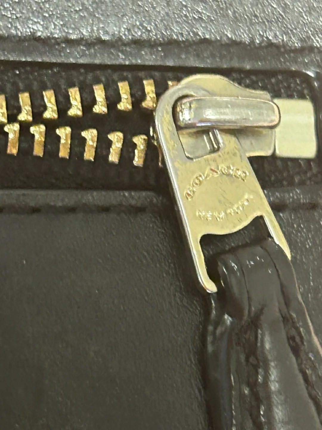 Coach Black Leather Zip Around Wallet image indicator(3)