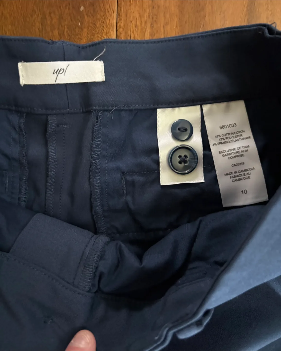 UP! Pants - Navy Blue - Size 10 image indicator(2)