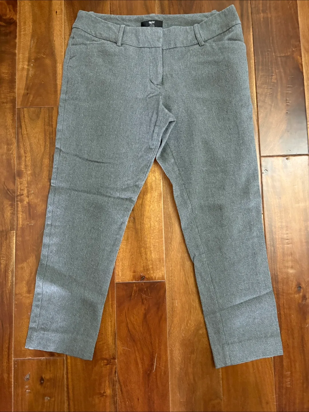 Mossimo Gray Stretch Extensible Pants - Size 10 thumbnail