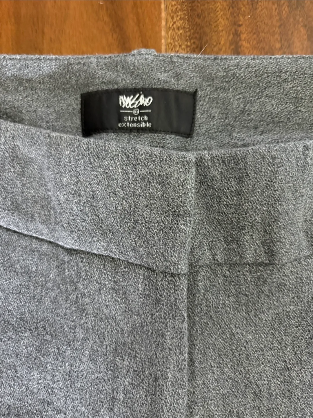 Mossimo Gray Stretch Extensible Pants - Size 10 image indicator(2)