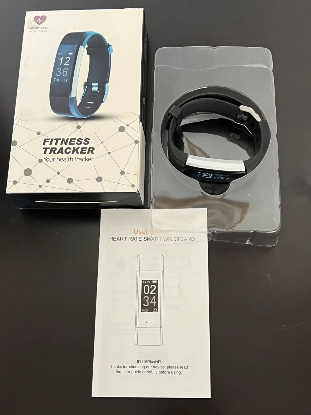 Fitness Tracker Heart Rate Smart Wristband - New in Box! thumbnail