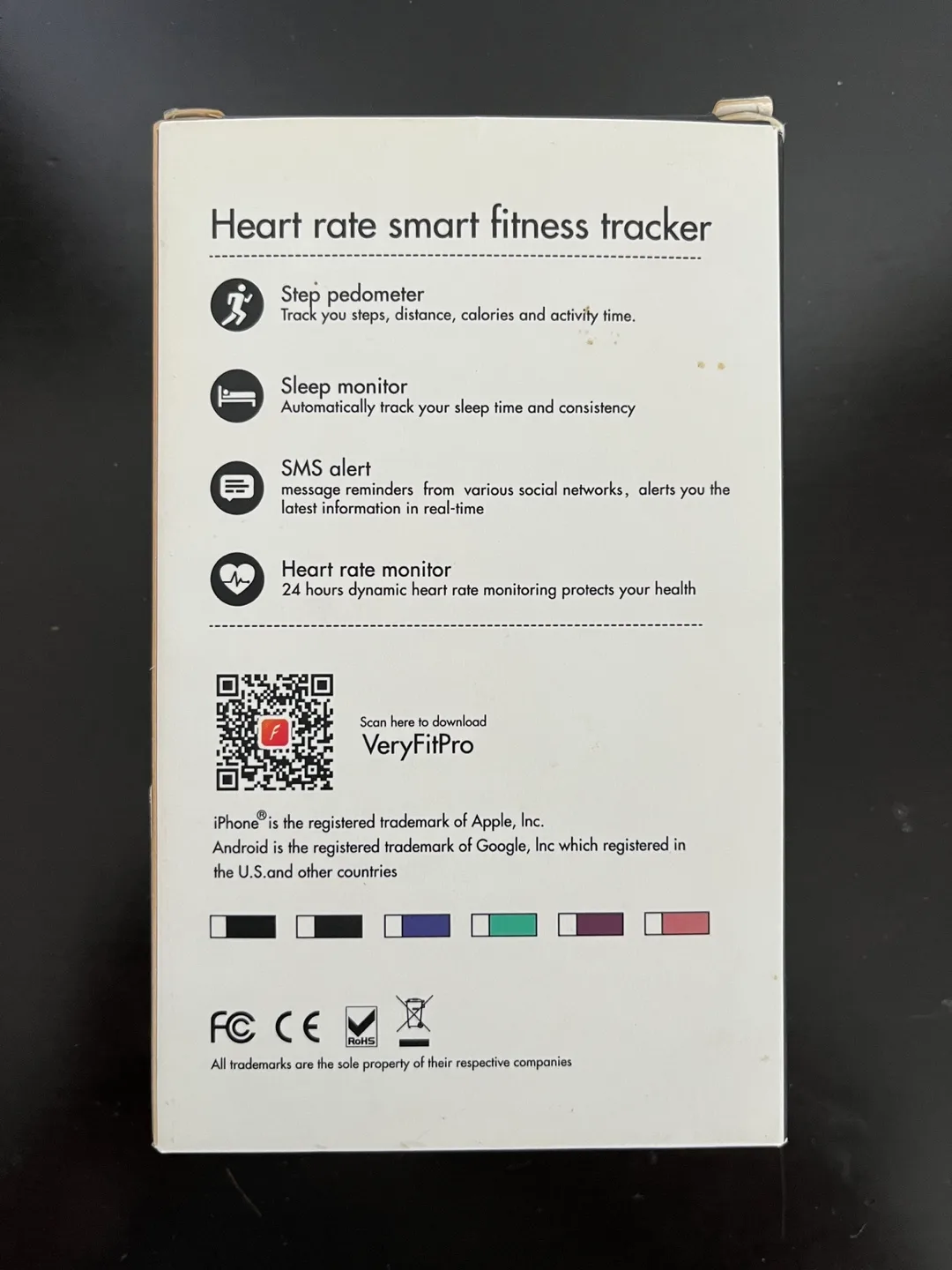 Fitness Tracker Heart Rate Smart Wristband - New in Box! image indicator(6)