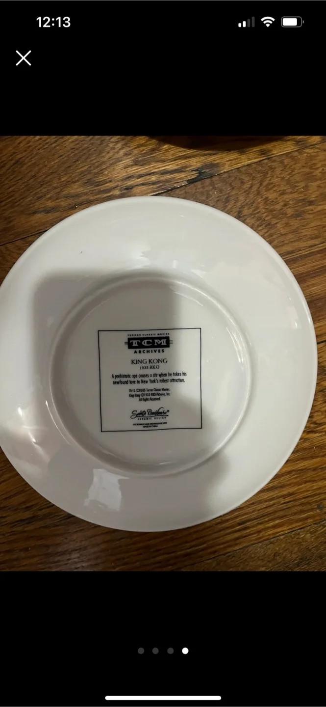 TCM Classic Movies Decorative Plates thumbnail
