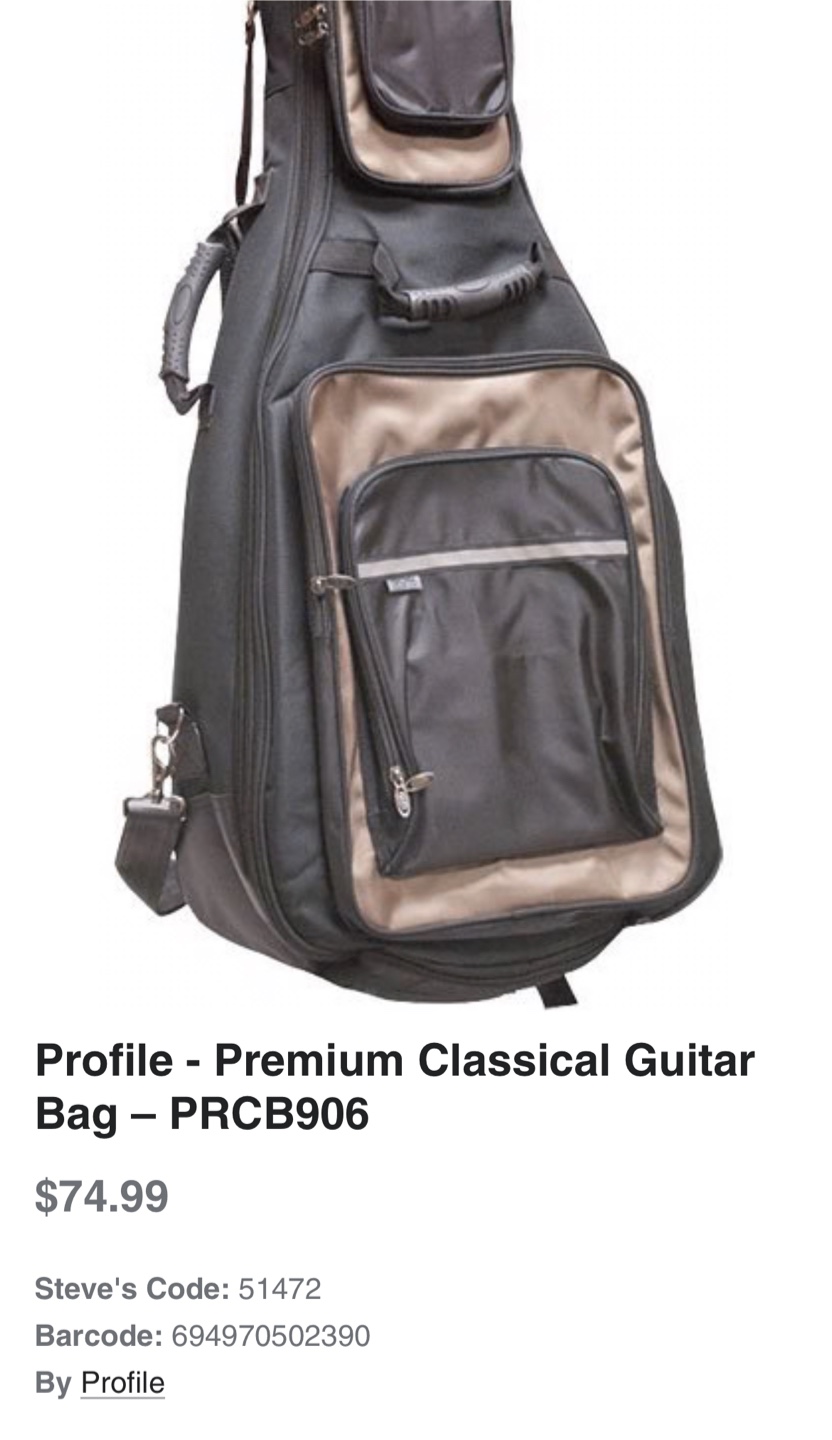 Profile Premium Classical Guitar Bag PRCB906