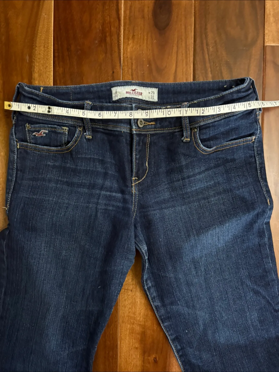 Hollister Dark Wash Jeans - Size 29/31 image indicator(5)