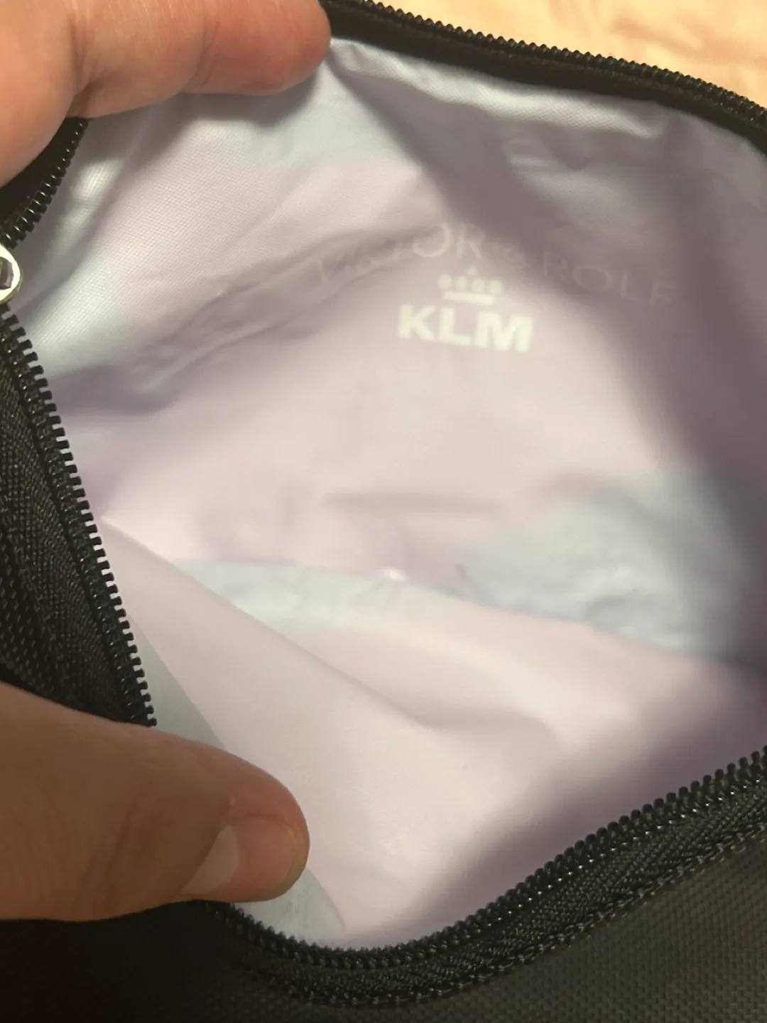 Viktor & Rolf KLM Black Clutch image indicator(4)