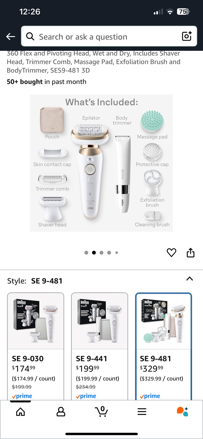Braun Epilator Silk-epil 9 Flex SkinSpa (BNIB) - photo 4