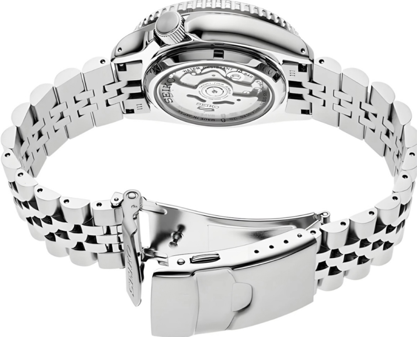 SEIKO 5 Sports GMT SSK035K1 Green Dial Automatic Watch - photo 5