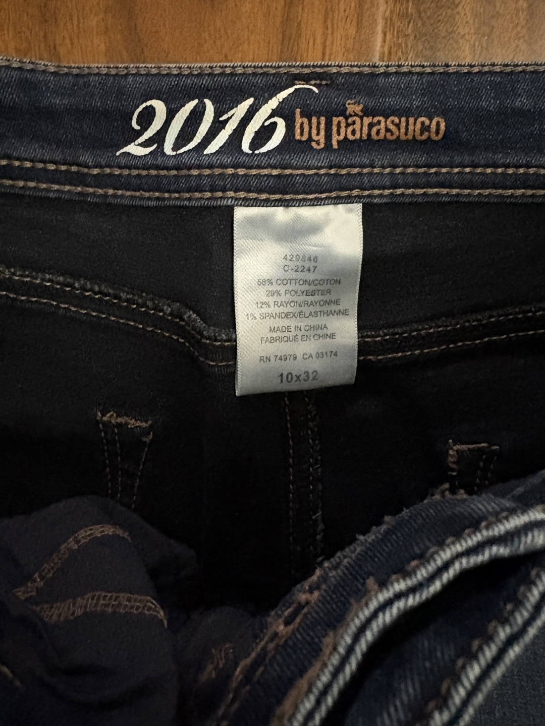 Parasuco 2016 Jeans, Size 10x32 - photo 2