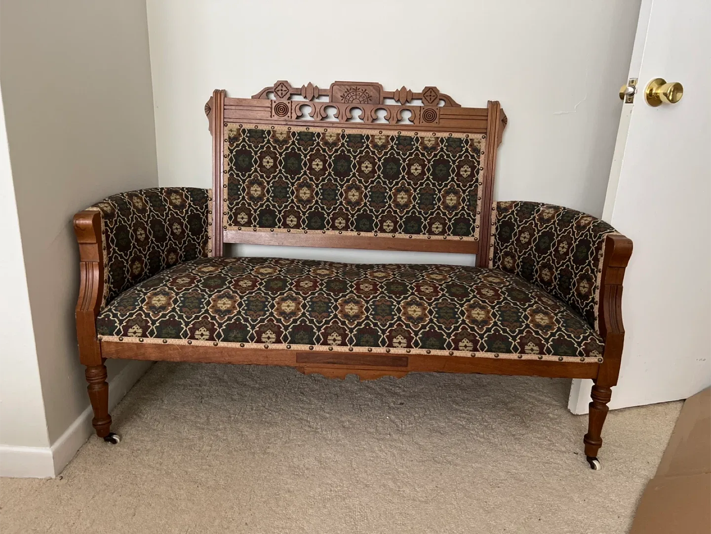 Antique Loveseat Settee thumbnail