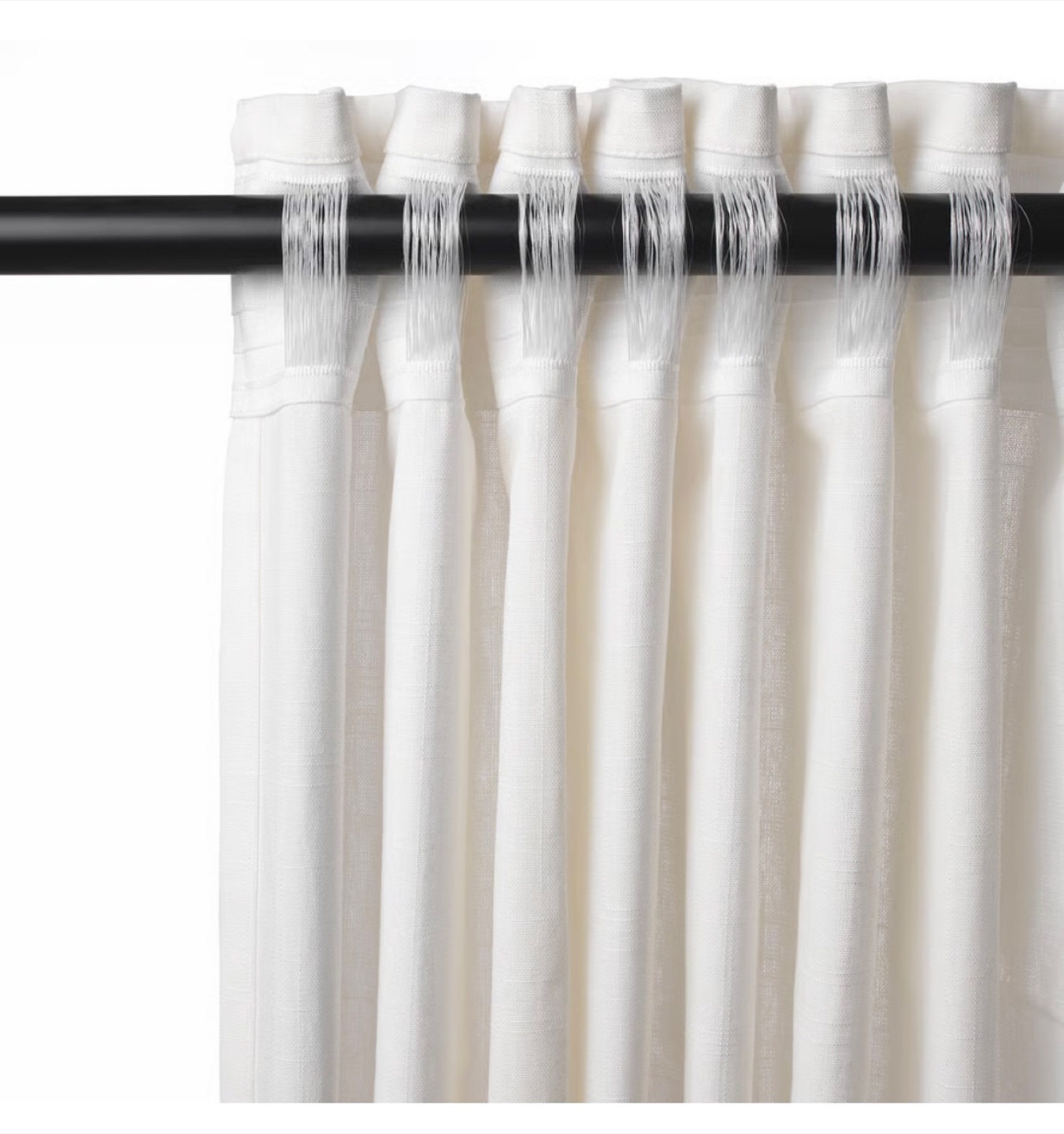 IKEA RITVA White Curtains 145 x 165cm - photo 2