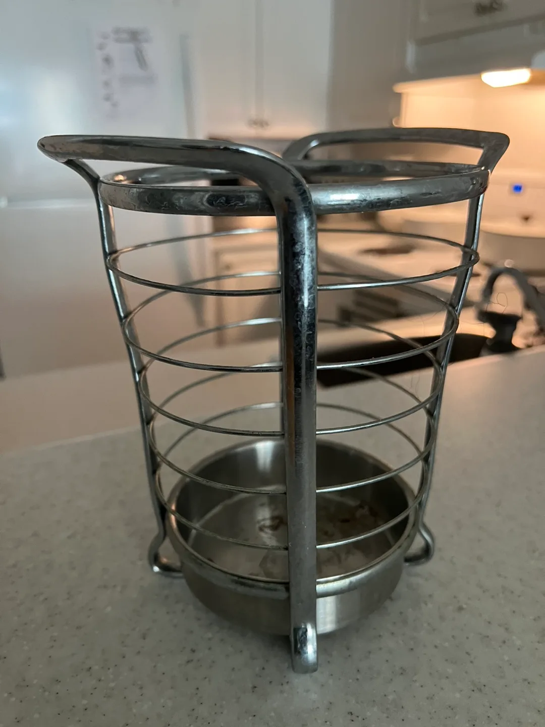 Silver Utensil Holder thumbnail