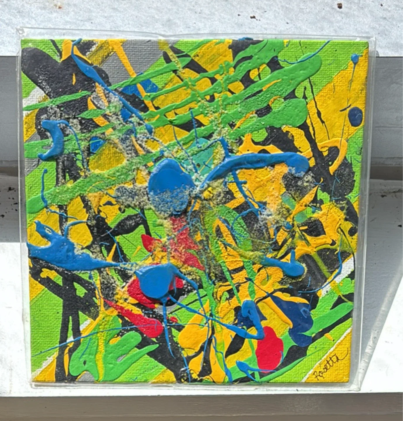 “Flamingo Dancing:Two. Ready to frame! thumbnail