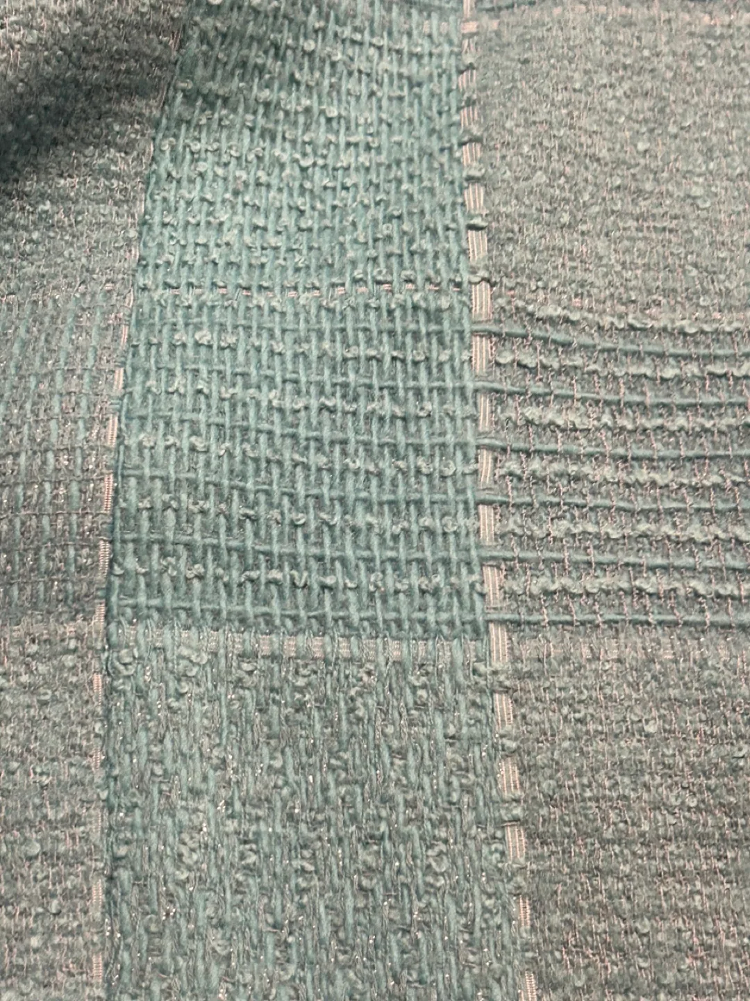 Chanel Light Blue Wool Dress - Size 42 image indicator(4)