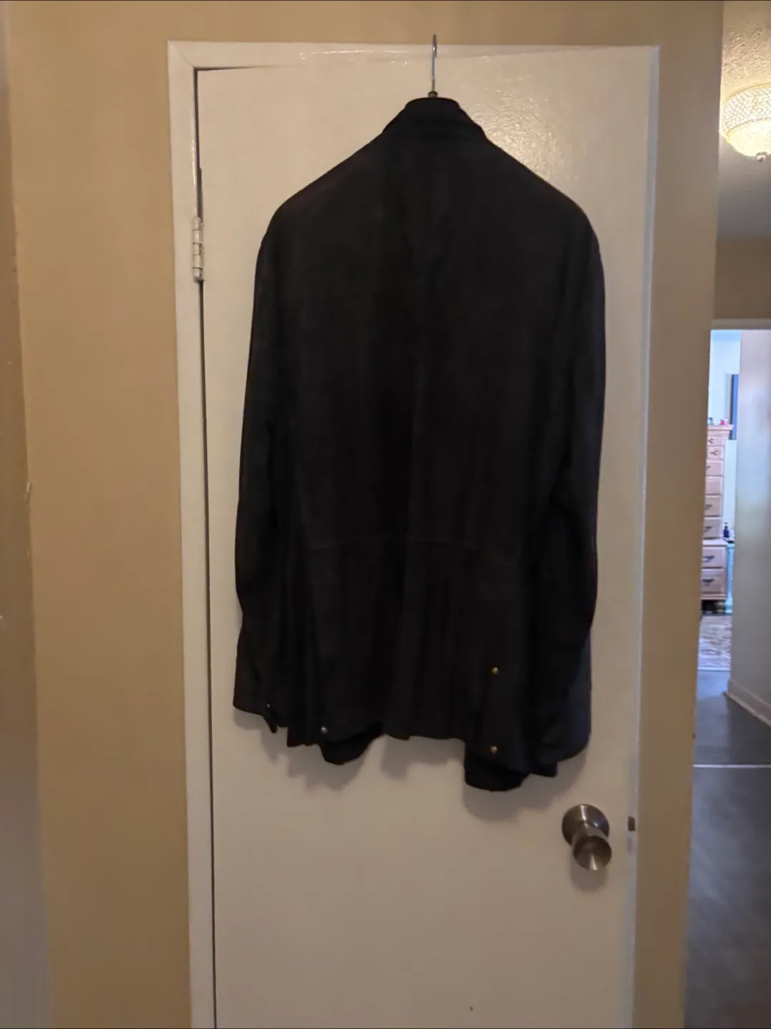 Bruno Cucinelli Lambskin Navy/Grey Blazer thumbnail