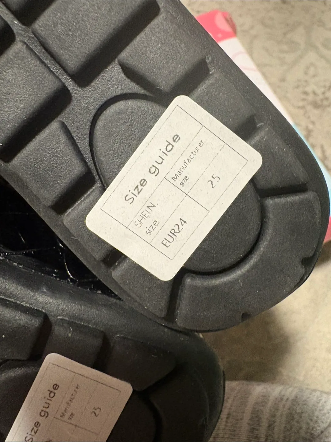 Shein Black Loafers Size 25 (EUR24) image indicator(3)