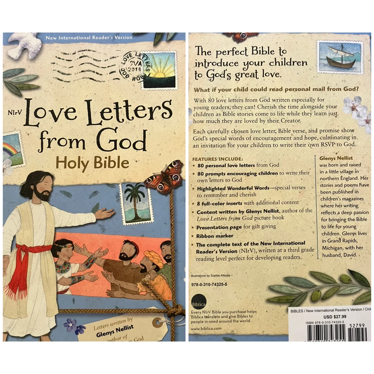 (Book) Children's NIrV Bible - Love Letters From God thumbnail