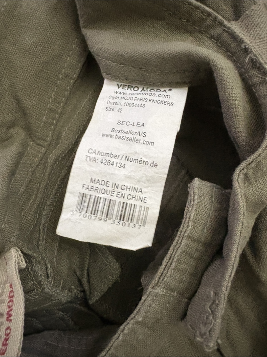 Vero Moda Paris Knickers Size 42 - photo 3