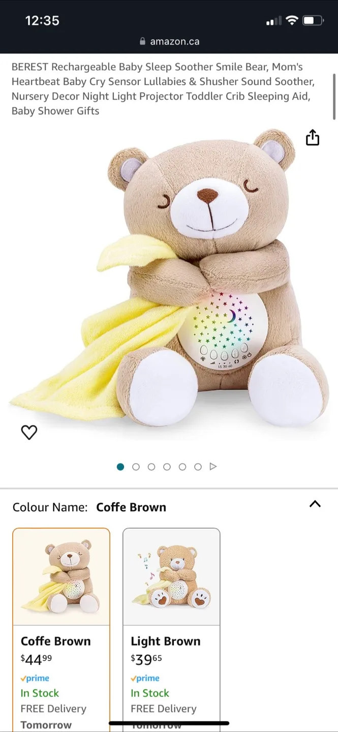 Baby Sleep Soother Toy - New in Box! image indicator(7)