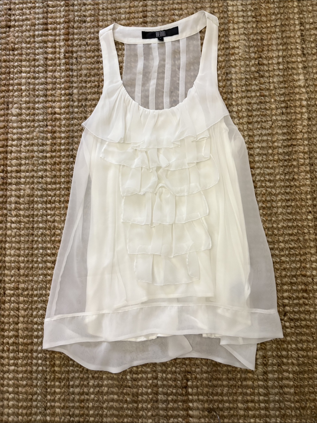 White Bedo Femme Tank Top - Size L