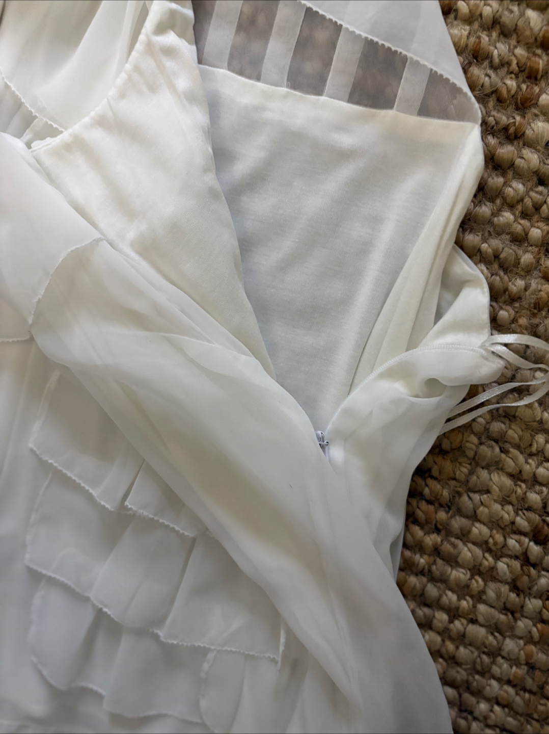 White Bedo Femme Tank Top - Size L - photo 3