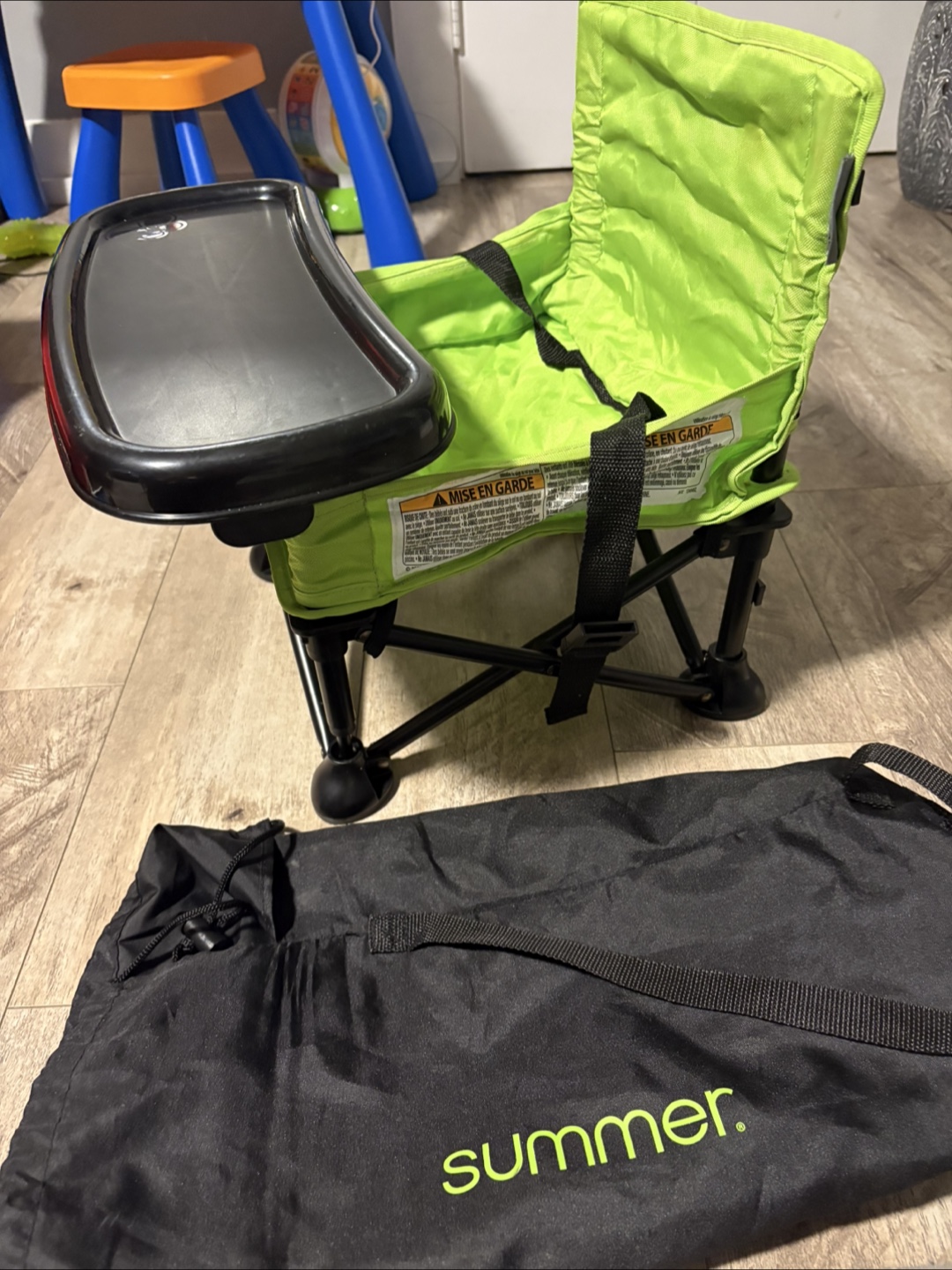 Summer Infant Pop & Sit Portable Booster - Green - photo 3