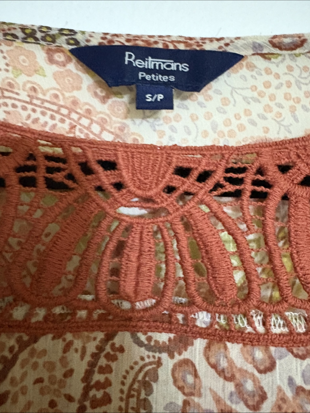 Reitmans Petites S/P Paisley Print Top - photo 3