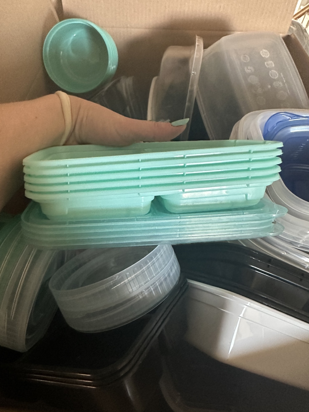 Bundle of food storage containers