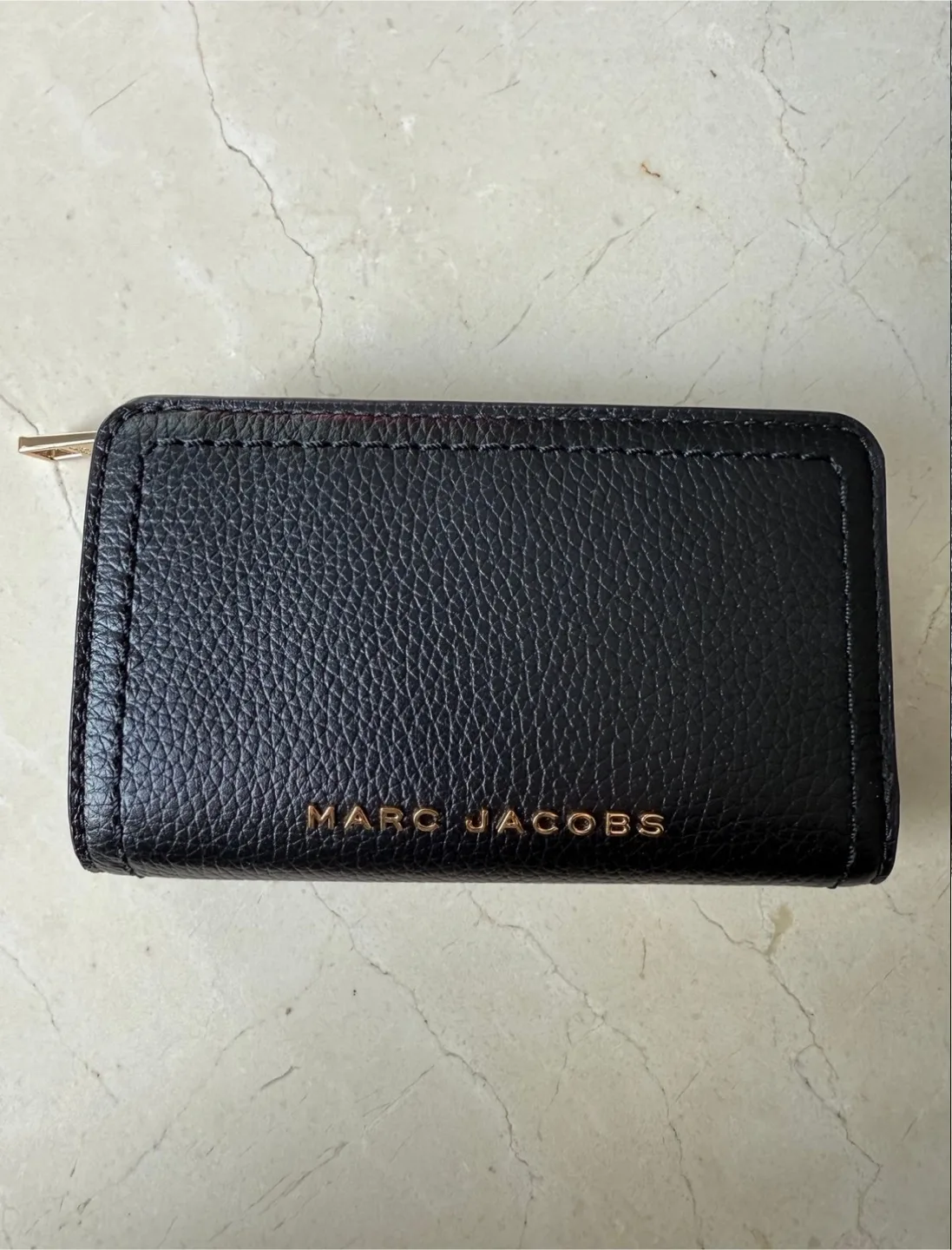 Marc Jacobs Black Leather Wallet thumbnail