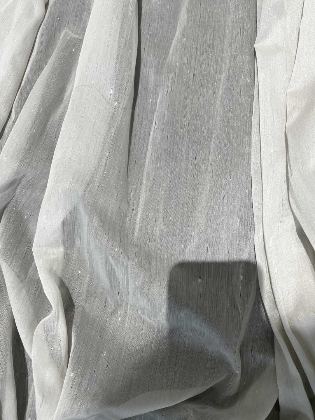 Two Cream Sheer Curtains - photo 4