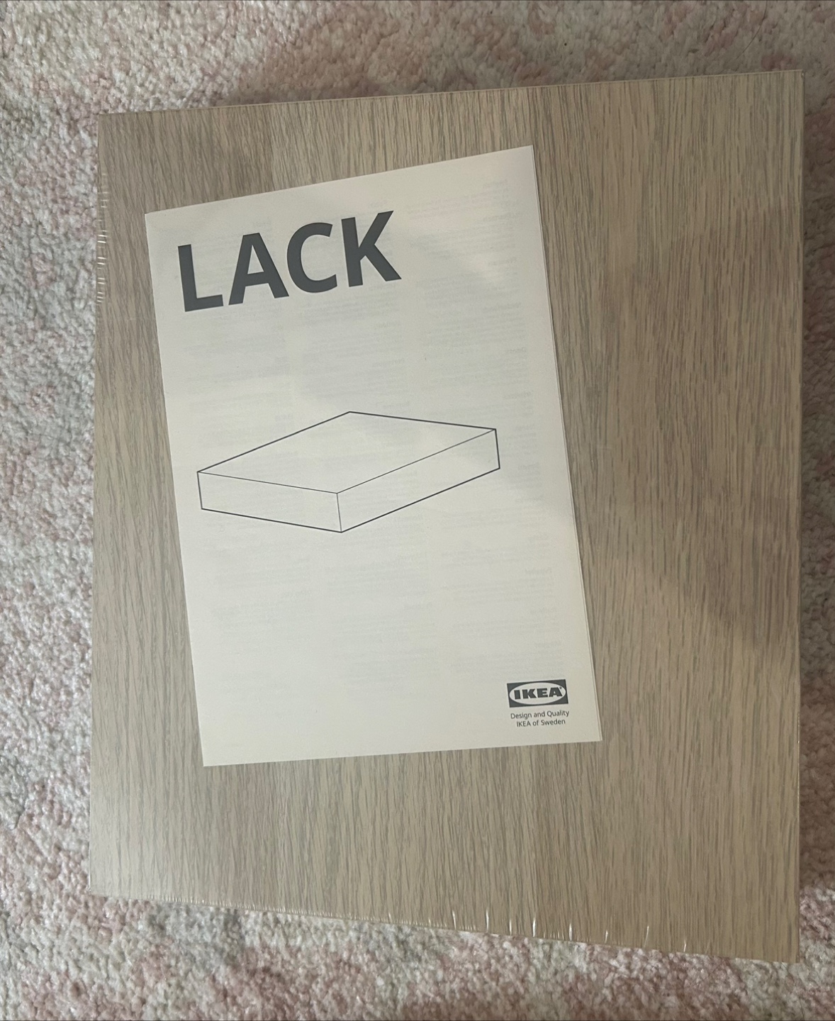 IKEA Lack floating shelves