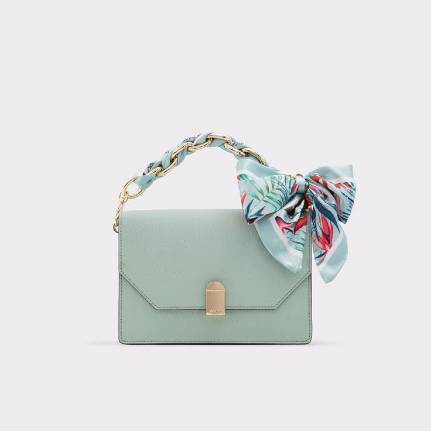 Brand New ALDO Sage Green Chain Strap Crossbody Bag