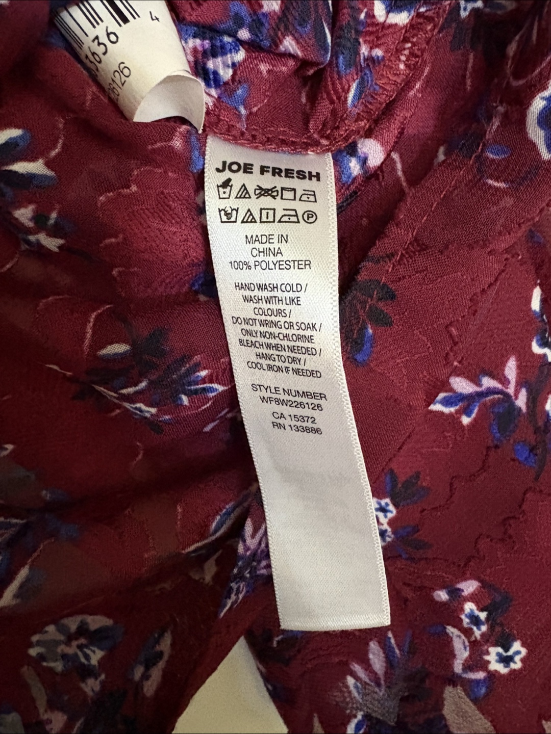 Joe Fresh Floral Blouse - Size M - photo 4