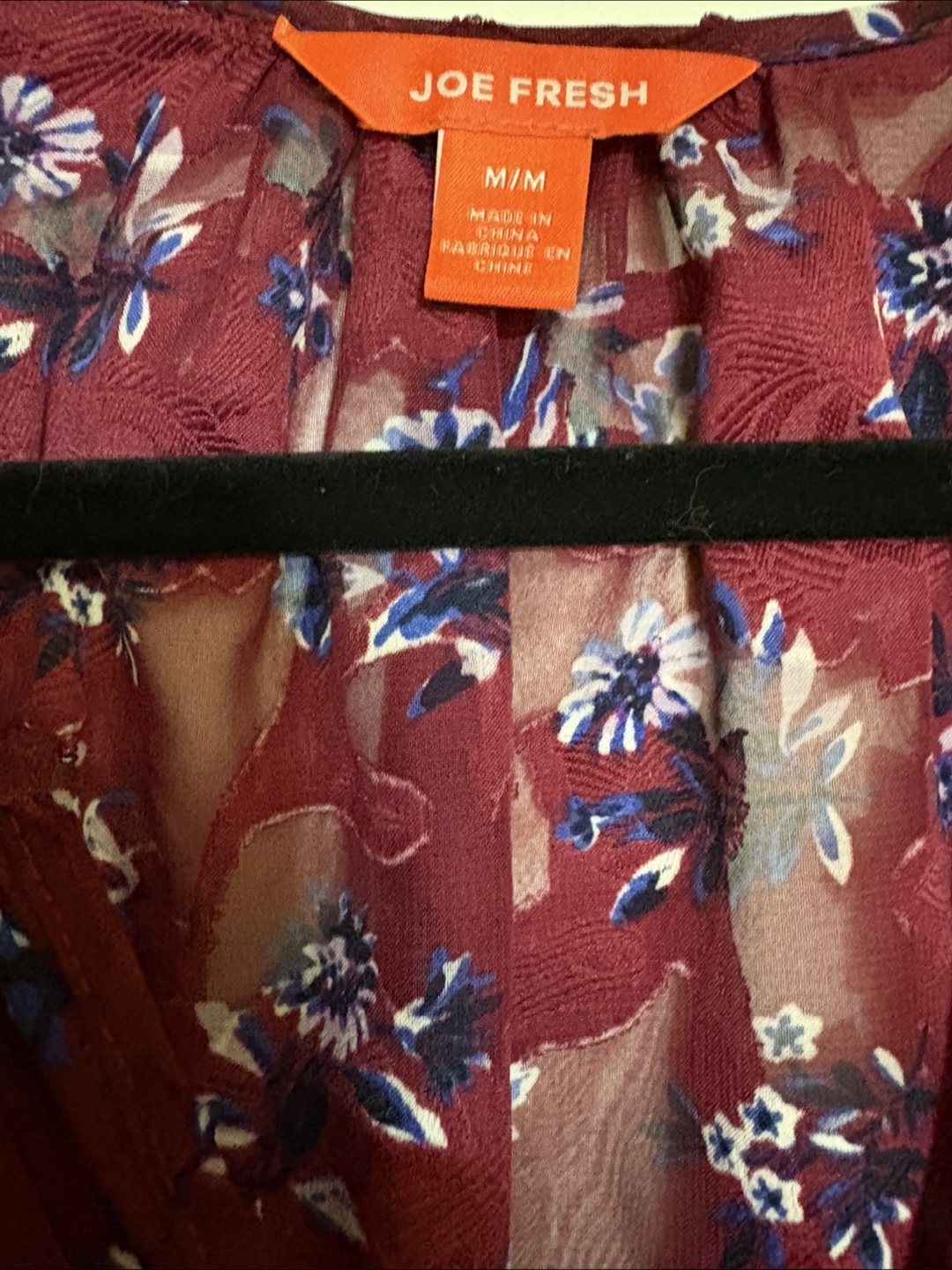 Joe Fresh Floral Blouse - Size M - photo 3