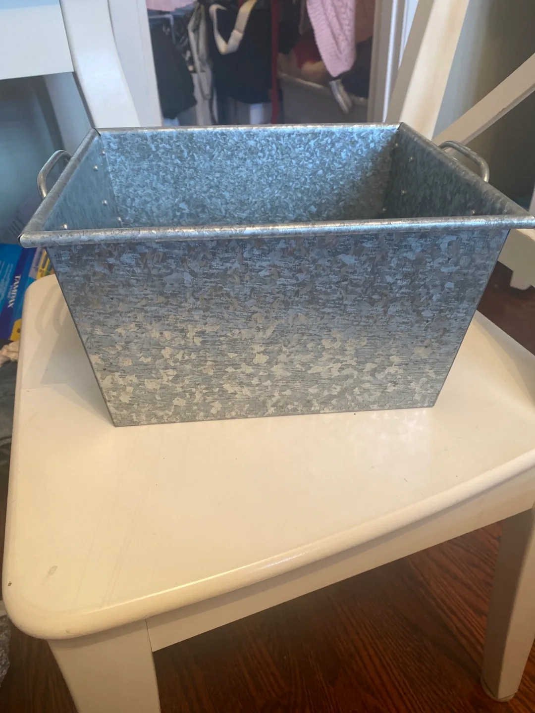 Galvanized Metal Storage Bin thumbnail