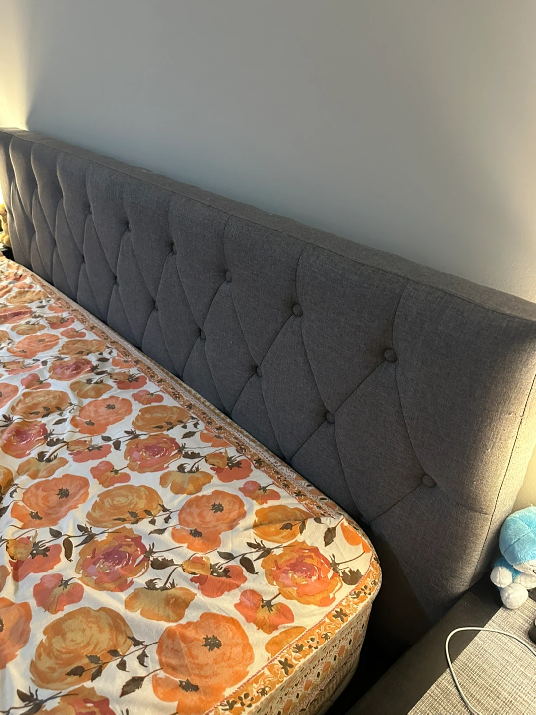 King size bed with storage