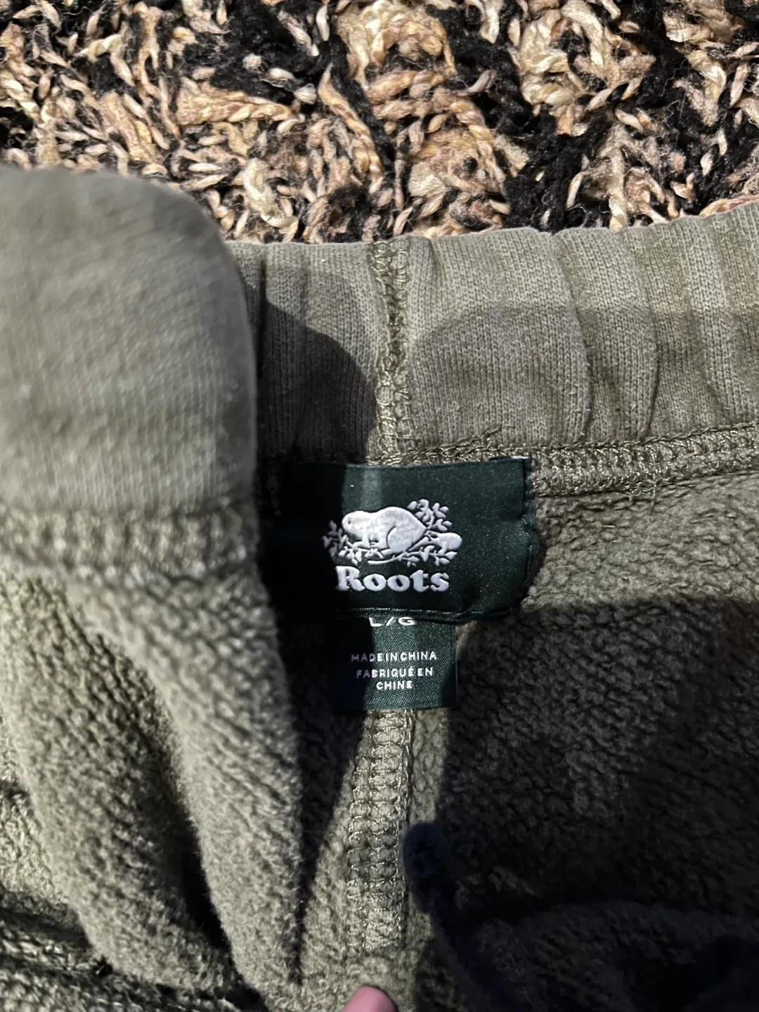 Roots Salt & Pepper, Green Sweatpants Size L image indicator(3)