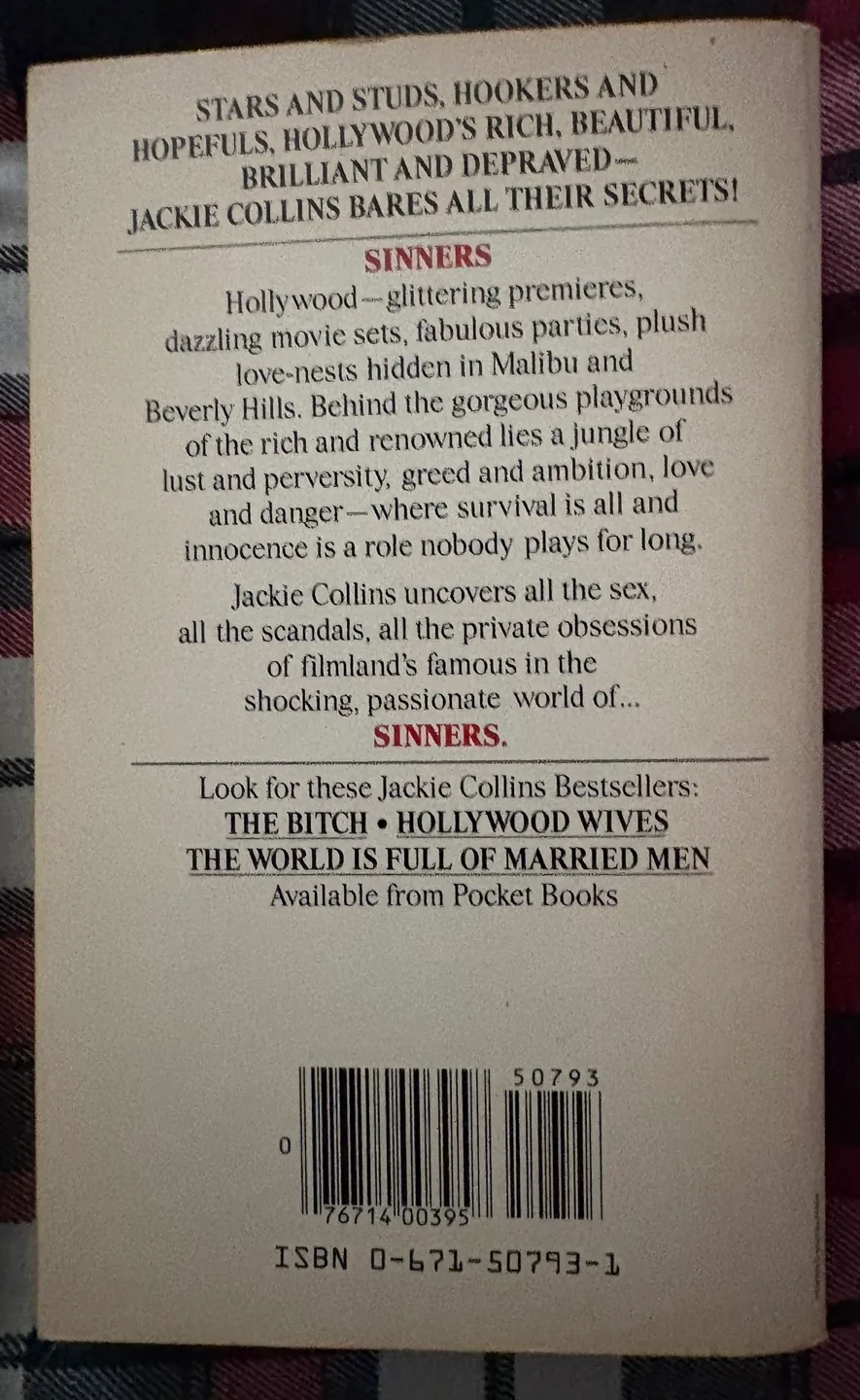 Jackie Collins Lot: Hollywood Kids, Sinners, Rock Star image indicator(4)
