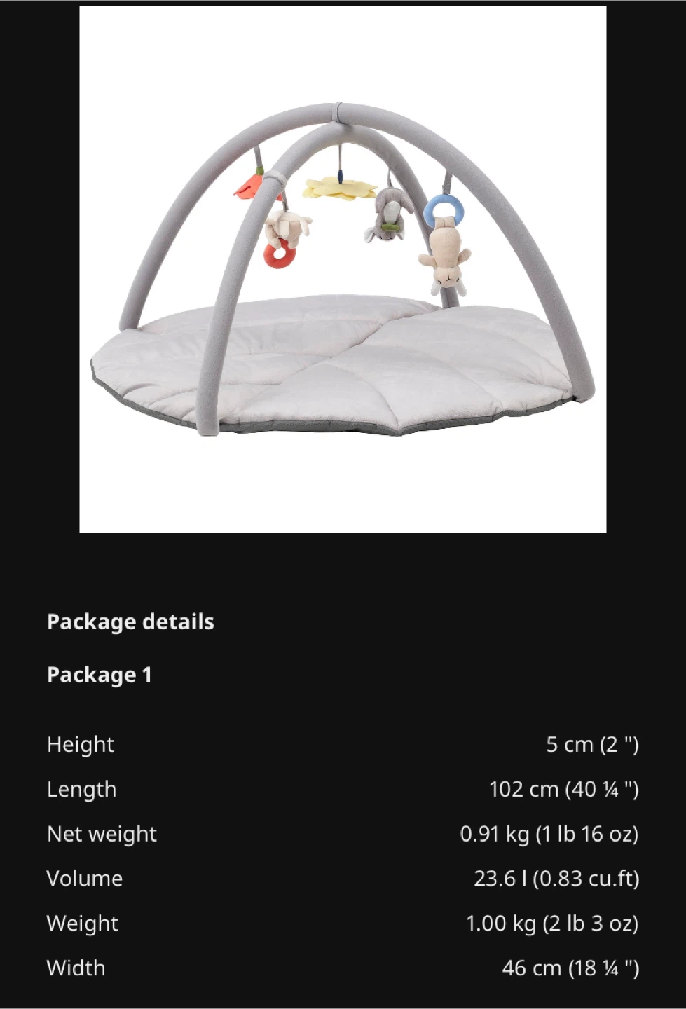 IKEA Gulligast Baby Activity Gym