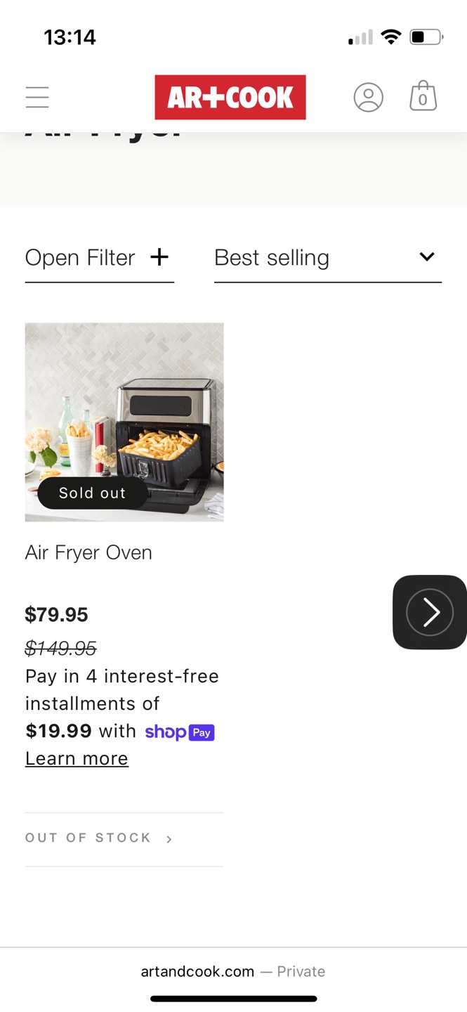 AR+COOK Air Fryer Oven
