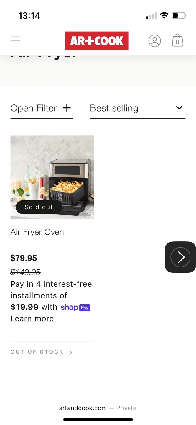 AR+COOK Air Fryer Oven thumbnail