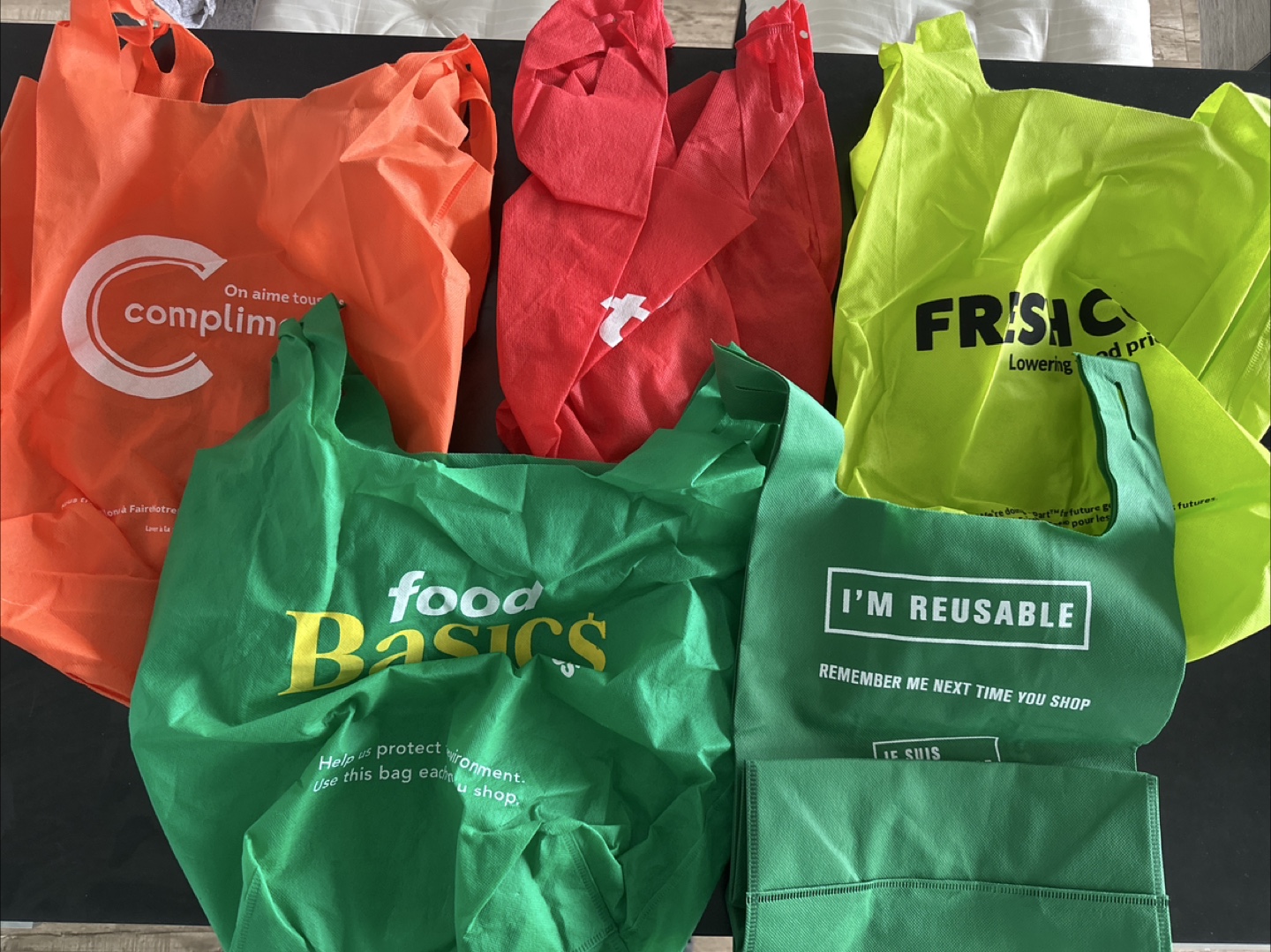 Reusable bags