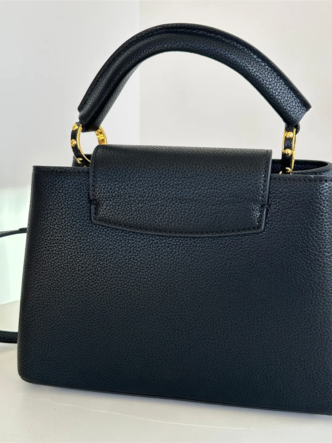 Black Leather LV Handbag image indicator(2)