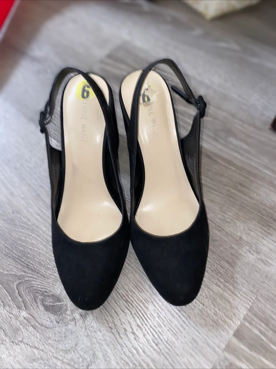 Nine West suede chuncky Heels - Size 9 thumbnail