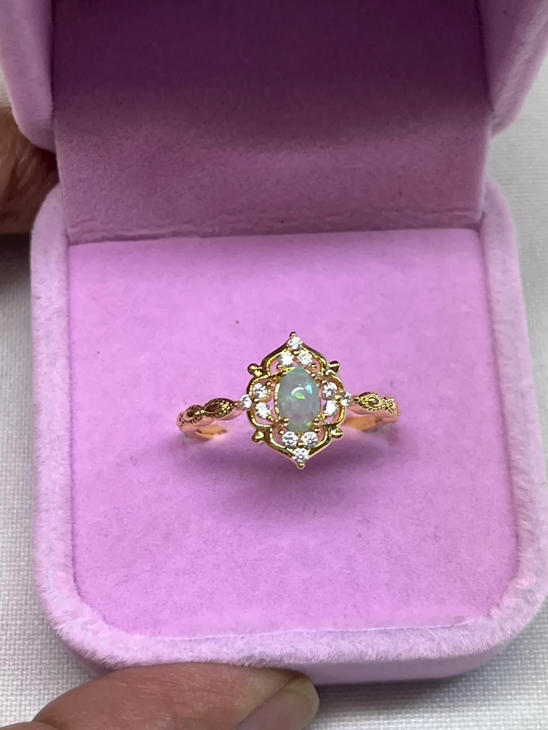 Stunning 925 sterling silver, with opal topaz thumbnail