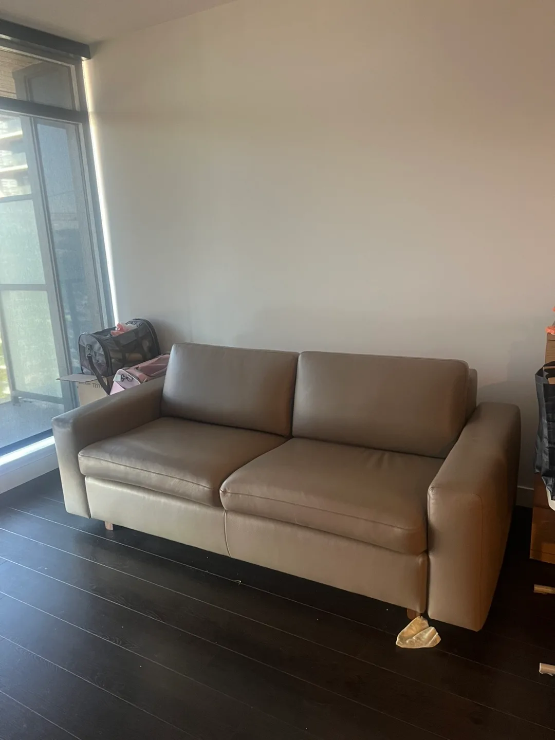EQ3 CUSTOM LEATHER SOFA BED thumbnail