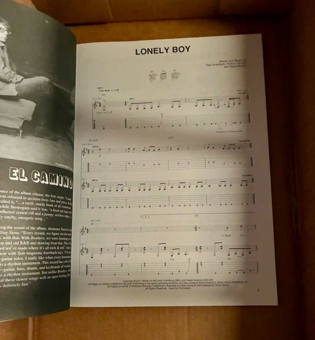 The Black Keys - El Camino Guitar Tab Book image indicator(2)