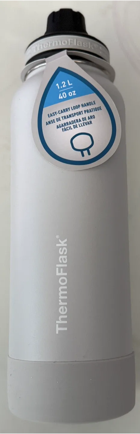 ThermoFlask 1.2L/40oz Water Bottle - Grey thumbnail