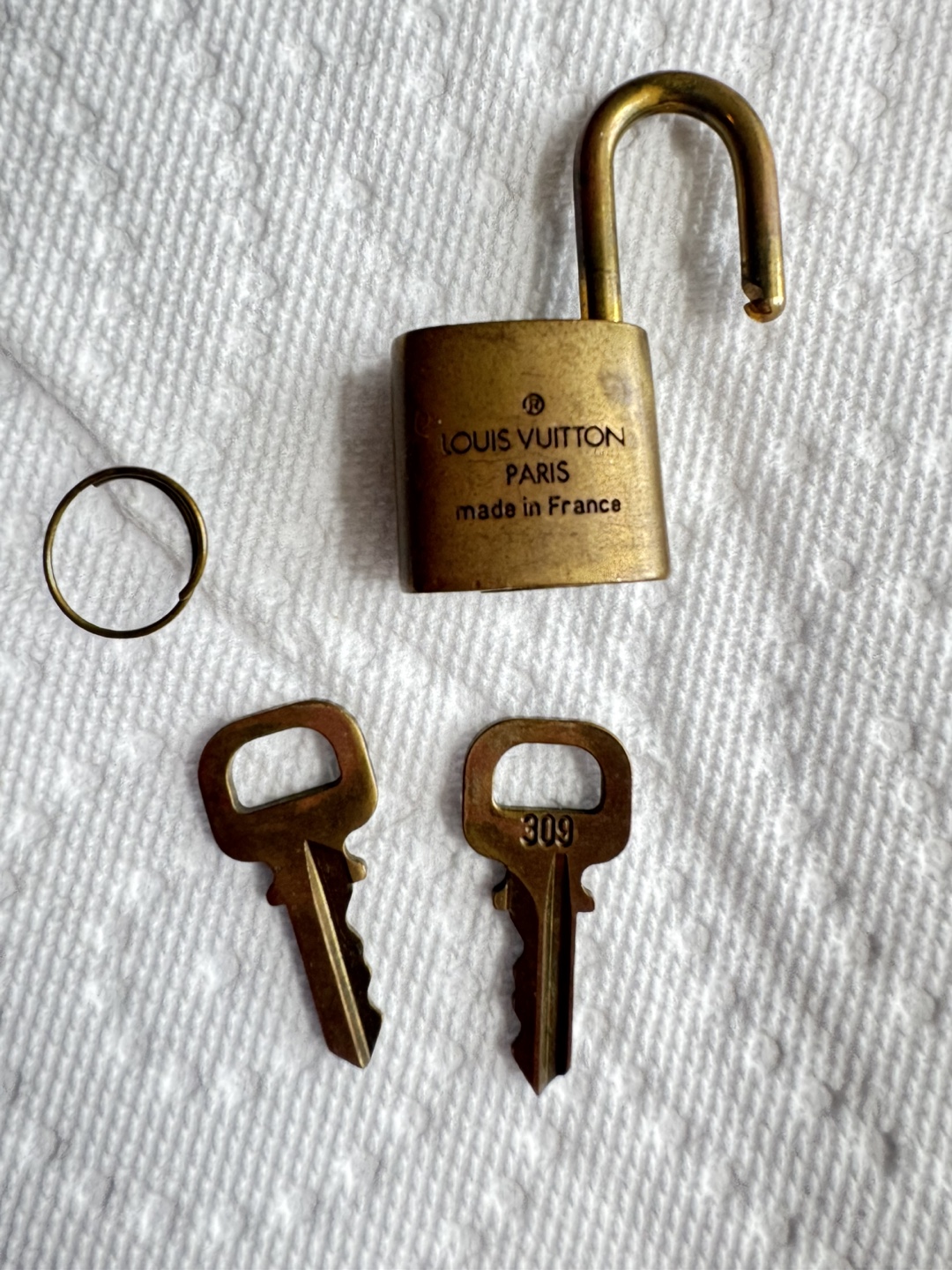 Louis Vuitton Padlock with Keys