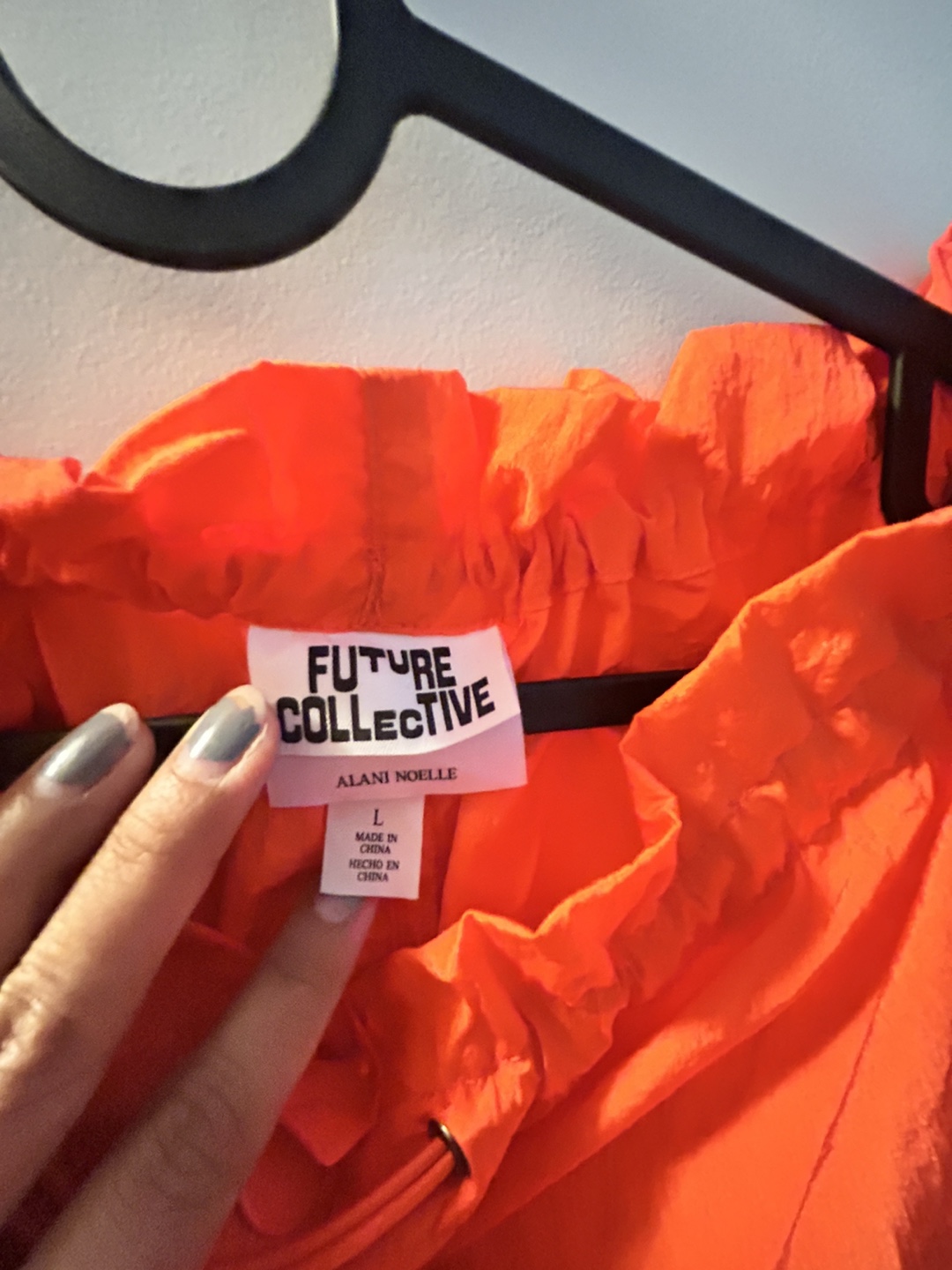 Future Collective Alani Noelle Orange Pants - L - photo 3